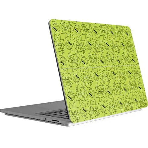 Adult Swim Rick and Morty Rick and Morty All Over Print Surface Laptop Studio Skin
